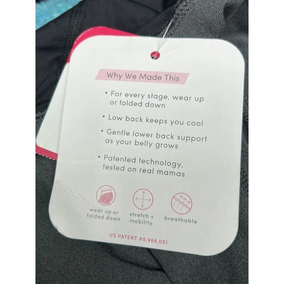 Over Belly Active Capri Maternity Pants - Isabel Maternity by Ingrid & Isabel S - Picture 5 of 5